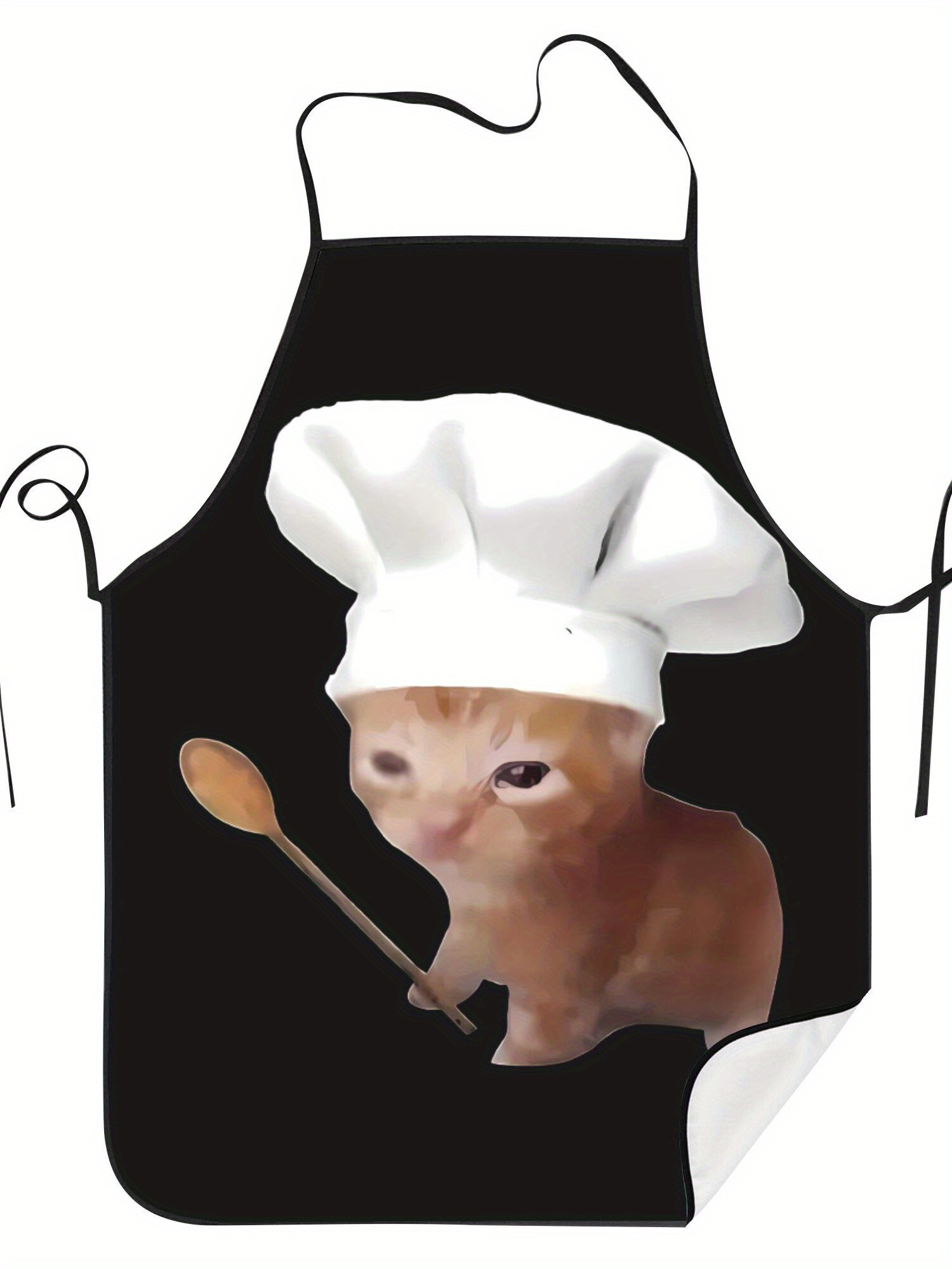 Home Cooking Chef - Zabawny fartuch kuchenny z płaczącym kotem