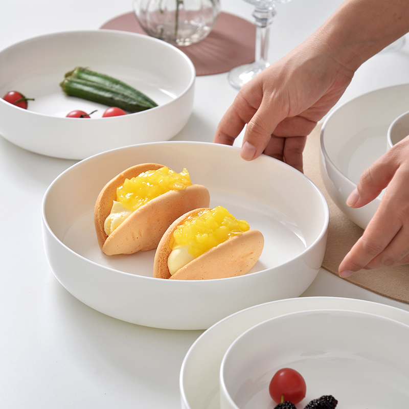 Home Cooking Dishes - 8 sztuk - 1/4 szt. Biała