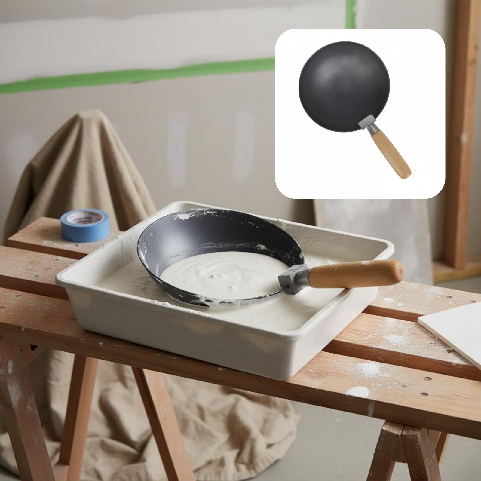 Łopatka do mieszania cementu,  – Wok Carbon Steel recenzja i cena