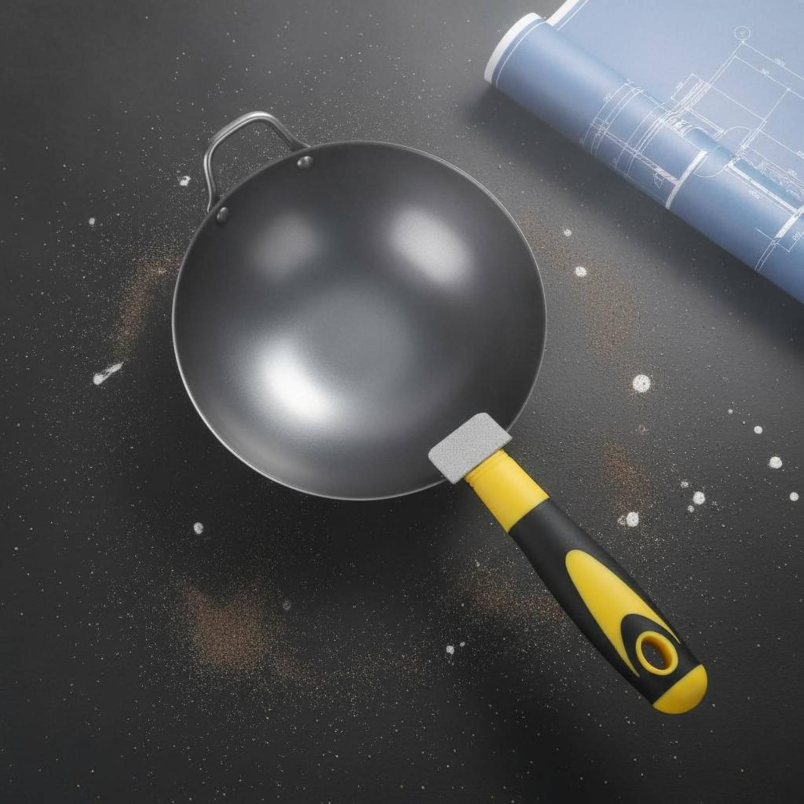 Łopatka do mieszania cementu,  – Wok Carbon Steel recenzja i cena