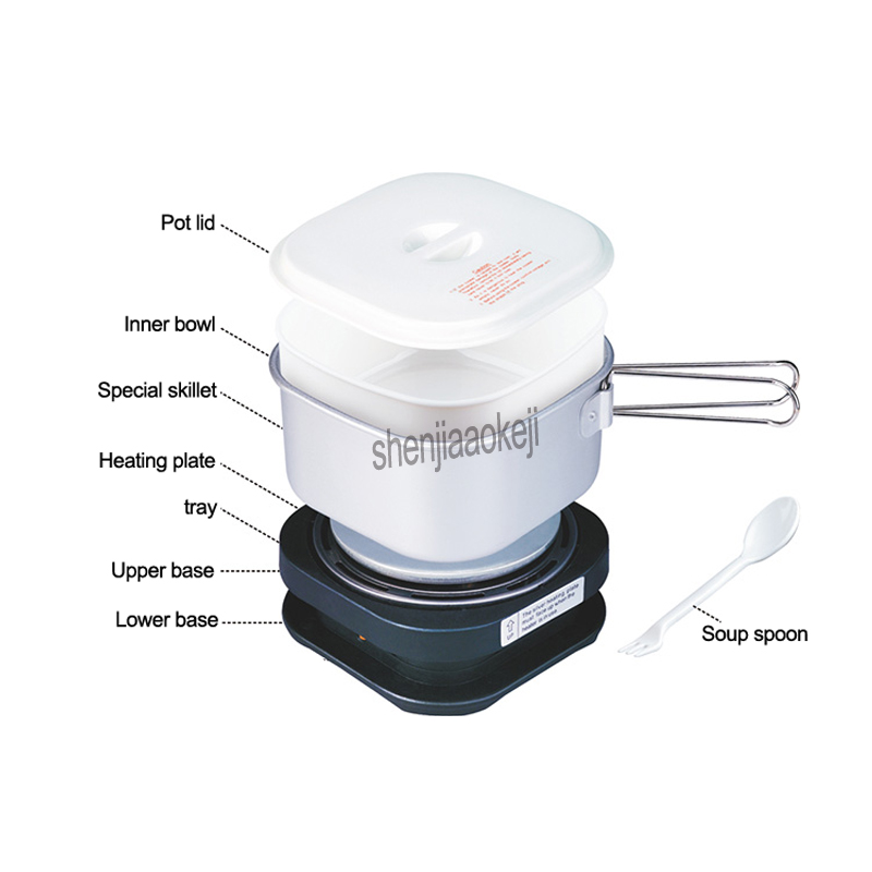 Przenośny mini kuchenka 350W z – Hot Pot Portable Dual recenzja i cena