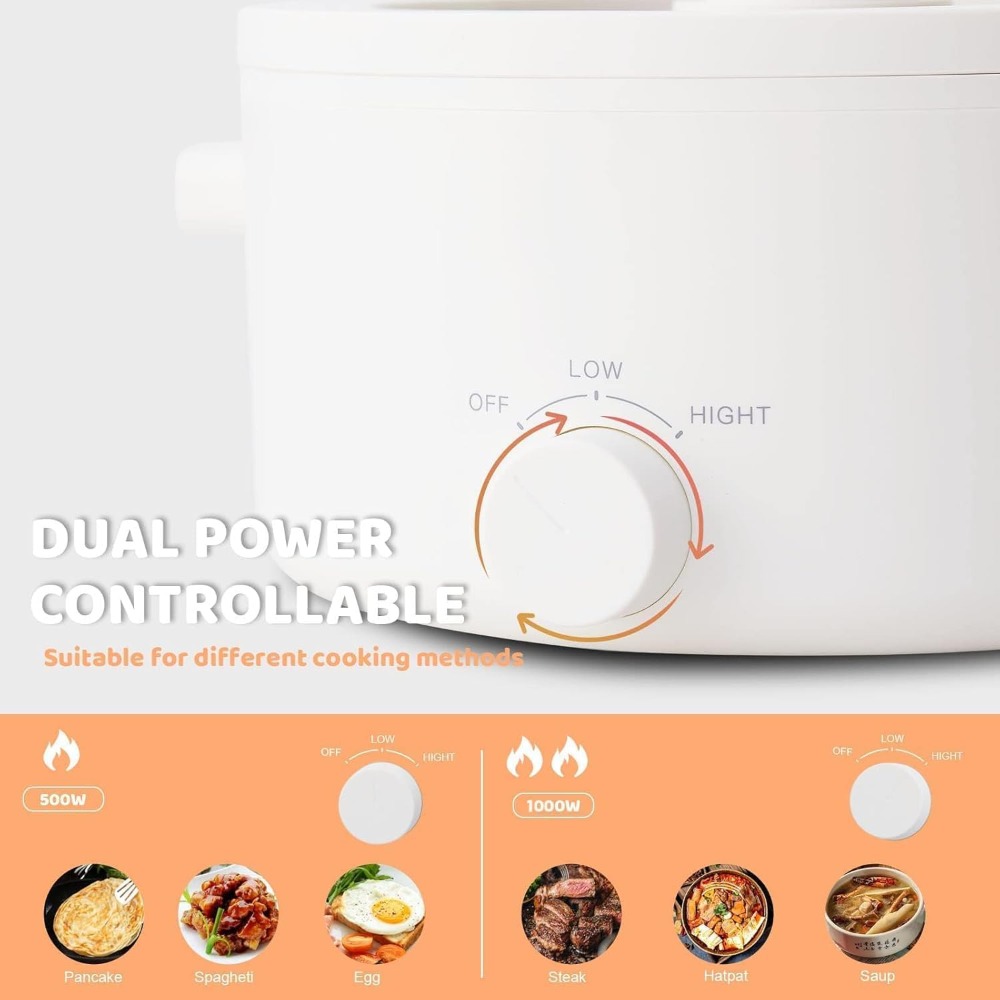 Elektryczny garnek do gotowani – Hot Pot Portable Dual recenzja i cena