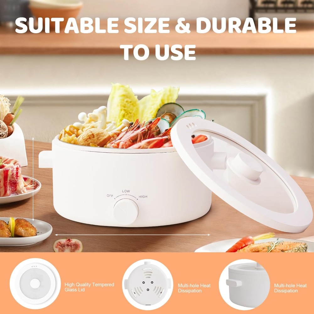Elektryczny garnek do gotowani – Hot Pot Portable Dual recenzja i cena