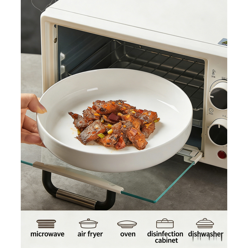 8 sztuk - 1/4 szt. Biała ceram – Home Cooking Dishes recenzja i cena