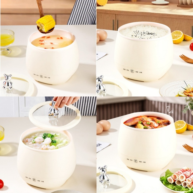 1 szt. Mini Elektryczny Garnek – Hot Pot Portable Dual recenzja i cena